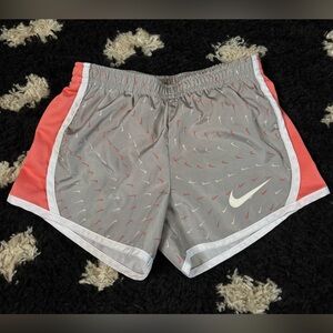 Nike Kids Gray and Coral Shorts